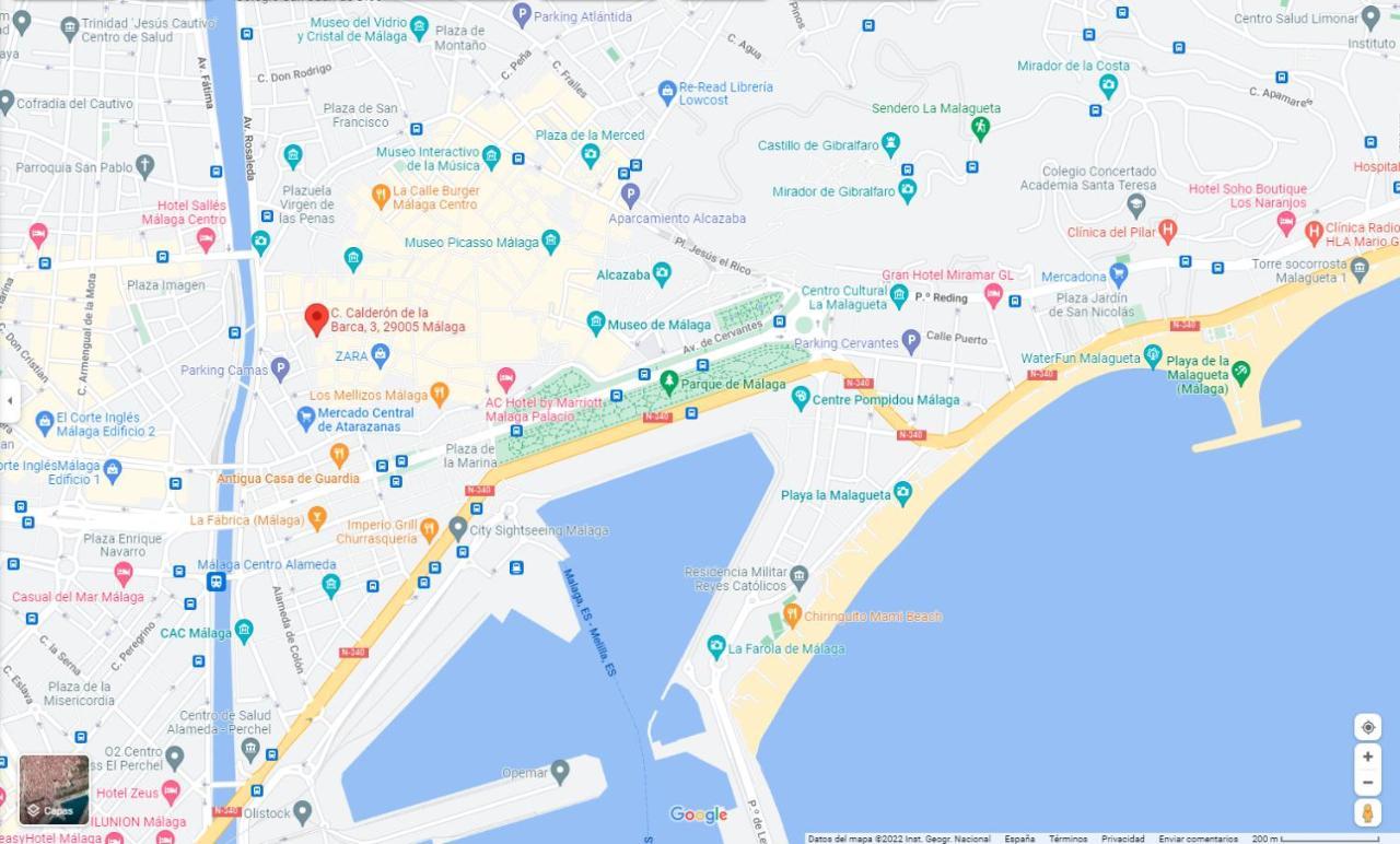 Marinac3 Precioso apartamento con patio en el centro histórico de Málaga Exterior foto